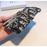 Iphone 14/13/12/11 Case Dior New embroidered fabric wrist,Wrist can be used as a bracket High Quality  (only 1 piece for each account)