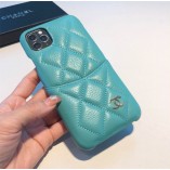 Iphone 15/14/13/12/11 Case Chanel Diamond check pattern First layer leather High Quality  (only 1 piece for each account)