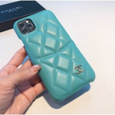 Iphone 14/13/12/11 Case Chanel Diamond check pattern First layer leather High Quality  (only 1 piece for each account)