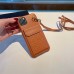 Iphone 14/13/12/11 Case Loewe New card case phone case insert card with crossbody lanyard High Quality  (only 1 piece for each account)
