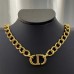 Dior CD Navy  Chain Necklace High Quality  (only 1 piece for each account)