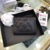 SCH033 Chanel wallet 8.5×12×2.5cm caviar leather