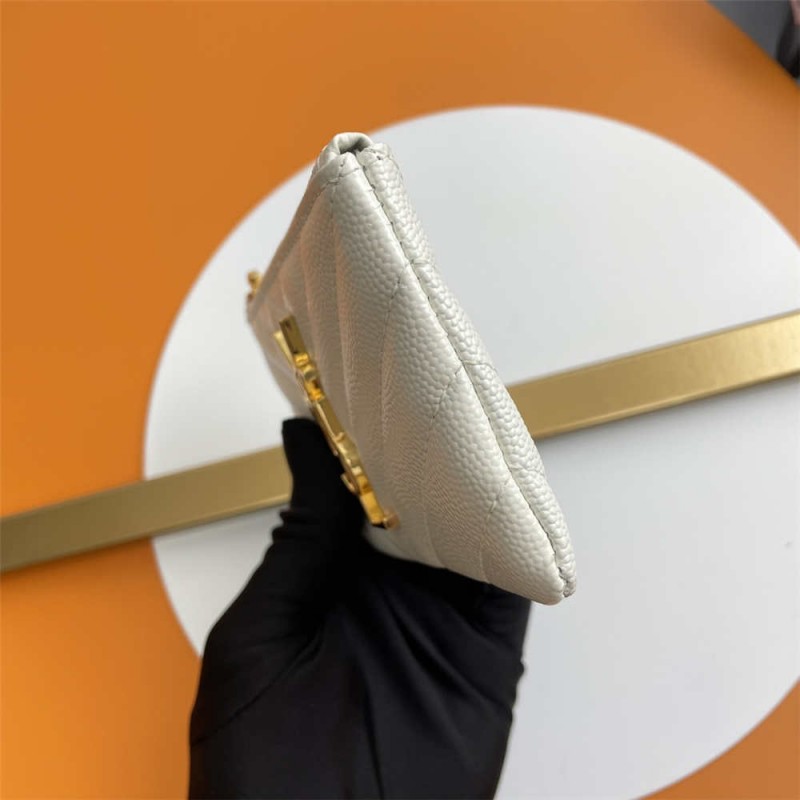 Sother001 YSL wallet white 13x7.5x2cm