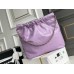  CHANEL 22 Purple real leather with gold hardware  35CM AND 39CM (Best Quality Replica)