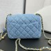 CHANEL CLASSIC FLAP MINI 18X13X7CM (Best Quality Replica) DENIM