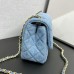 CHANEL CLASSIC FLAP MINI 18X13X7CM (Best Quality Replica) DENIM