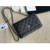 CHANEL WOC BEST FAKE REAL LEATHER Silver HARDWARE BAG 12.3X19.2X3.5CM LYCHEE PATTERN (BEST QUALITY REPLICA, ONLY 1 BAG FOR EACH ACCOUNT AT 99 USD BUY ZONE)