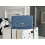 Chanel WOC 19CM (BEST QUALITY REPLICA) DENIM