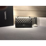 CHANEL CLASSIC FLAP 25CM WITH LASER MARKERS AND CARDS (BEST QUALITY REPLICA WITH REAL LEATHER)