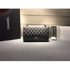 CHANEL CLASSIC FLAP 25CM WITH LASER MARKERS AND CARDS (BEST QUALITY REPLICA WITH REAL LEATHER)