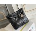 CHANEL 22 Mini Black real leather silver hardware  20x19x6CM (BEST QUALITY REPLICA)