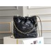 CHANEL 22 Mini Black real leather gold hardware  20x19x6CM (BEST QUALITY REPLICA)
