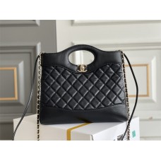 CHANEL 31 bag 23X22X5.5CM  (BEST QUALITY REPLICA WITH REAL LEATHER)