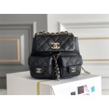 CHANEL BACKPACK 17.5CM AND 20.5CM (BEST QUALITY REPLICA WITH REAL LEATHER)