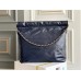 CHANEL 22 DARK BLUE REAL LEATHER WITH GOLD HARDWARE 35CM AND 39CM (BEST QUALITY REPLICA)