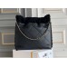 CHANEL 22 BLACK REAL LEATHER WITH GOLD HARDWARE 35CM (BEST QUALITY REPLICA) Tweed