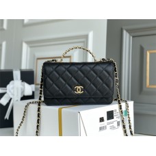 CHANEL WOC WITH HANDLE 19.2X12.3X3.5CM (BEST QUALITY REPLICA REPLICA)