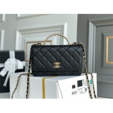 CHANEL WOC WITH HANDLE 19.2X12.3X3.5CM (BEST QUALITY REPLICA REPLICA)