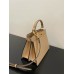 Fendi Peekaboo I See You Mini 20 Brown Gold Clasp 20x15.5x11cm