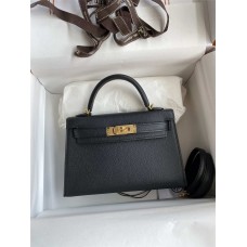 HERMES Mini KELLY 2, 19CM with Gold Hardware (BEST QUALITY REPLICA)