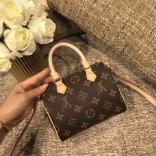 M61252 Louis Vuitton Nano Speedy 16x12.5x10cm (Best Quality replica, only 1 bag for each account at 99 USD buy zone)