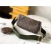 M44813 Louis Vuitton Multi Pochette Accessories Green strap 24x13.5x4cm (Best Quality replica, only 1 bag for each account at 99 USD buy zone)