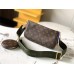M44813 Louis Vuitton Multi Pochette Accessories Green strap 24x13.5x4cm (Best Quality replica, only 1 bag for each account)