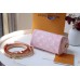 Louis Vuitton Nano Speedy pink bag M81213   16.0 x 11.0 x 9.0 cm