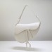 Dior saddle 25.5*20*6.5cm so white leather