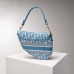 Dior saddle 25.5*20*6.5cm classic  oblique blue