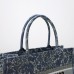 Dior book tote blue oblique 36*27*16cm medium