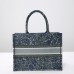 Dior book tote blue oblique 36*27*16cm medium