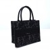 Dior book tote black oblique 26.5*21*14cm small