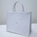 Dior book tote white oblique  36*27*16cm medium