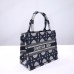 Dior book tote blocks oblique  26.5*21*14cm small