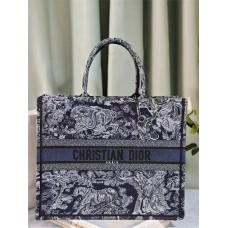 Dior book tote tiger zoo oblique  42*36*18cm large