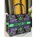 Dior book tote  oblique  36*27*16cm medium green