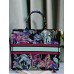 Dior book tote tiger zoo oblique  42*36*18cm large purple