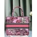 Dior book tote tiger zoo oblique  36*27*16cm medium pink