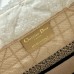 Dior book tote winter oblique  36*27*16cm medium cream
