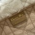 Dior book tote winter oblique  42*36*18cm large cream