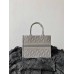 Dior book tote  oblique  36*27*16cm medium grey