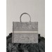 Dior book tote oblique  42*36*18cm large grey