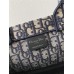 Dior book tote oblique  42*36*18cm large blue