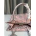 Dior book tote oblique  26.5*21*14cm small  Pink 