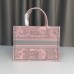 Dior book tote oblique  36*27*16cm medium Pink 