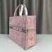 Dior book tote oblique  42*36*18cm large Pink