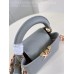 Louis Vuitton M48865 Capucines BB size:21x14x8cm  grey