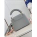 Louis Vuitton M48865 Capucines BB size:21x14x8cm  grey