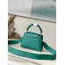 Louis Vuitton M59434 deep green Capucines mini BB 21 x 14 x 8cm